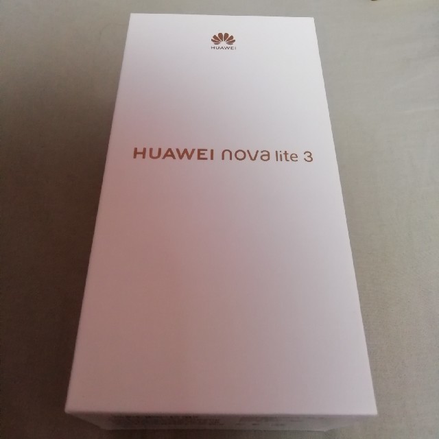 スマートフォン/携帯電話HUAWEI nova lite 3 新品未開封 オーロラブルー