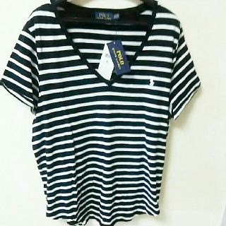 ポロラルフローレン(POLO RALPH LAUREN)の【新品】Polo ralphlauren ポロ ラルフローレン ボーダーTシャツ(Tシャツ(半袖/袖なし))