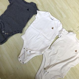 ベビーギャップ(babyGAP)のまとめ売りbaby GAP  UNIQLO  ロンパース  70  ７枚セット(ロンパース)