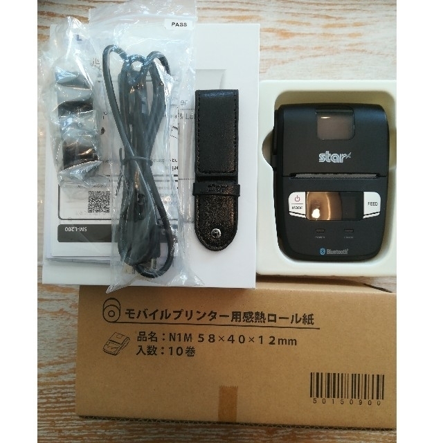 (ほぼ新品)スター精密モバイルプリンターSM-L200 UB40 JPスマホ/家電/カメラ