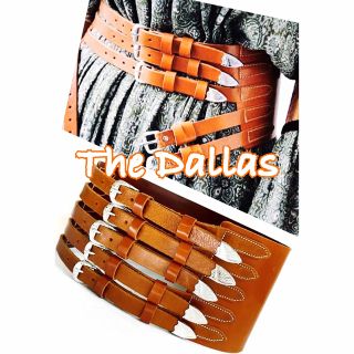 トーガ(TOGA)のTHE Dallas ワイドコルセットベルト 5連ベルト 本革 レザー トーガ (ベルト)