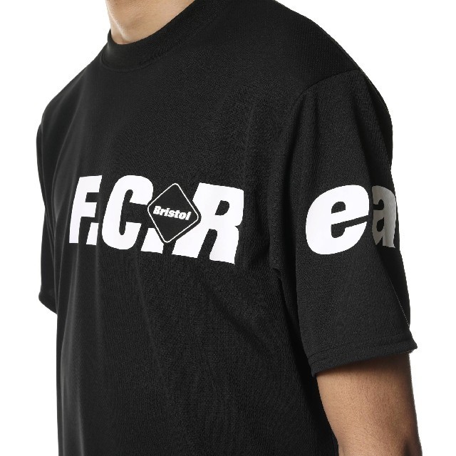 F.C.R.B. STRADDLE LOGO S/S TOUR TEE 黒L