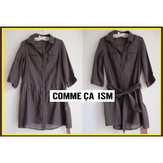 コムサイズム(COMME CA ISM)のCOMME CA ISM コムサイズム薄手ブラウスジャケット　8900円M~L(シャツ/ブラウス(長袖/七分))