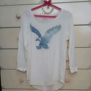 アメリカンイーグル(American Eagle)のAE♡グラフィックTシャツ(Tシャツ(長袖/七分))