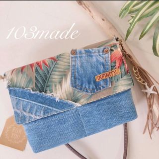 ボタニカル×denim✳︎マルチケース ショルダーバッグ (バッグ)