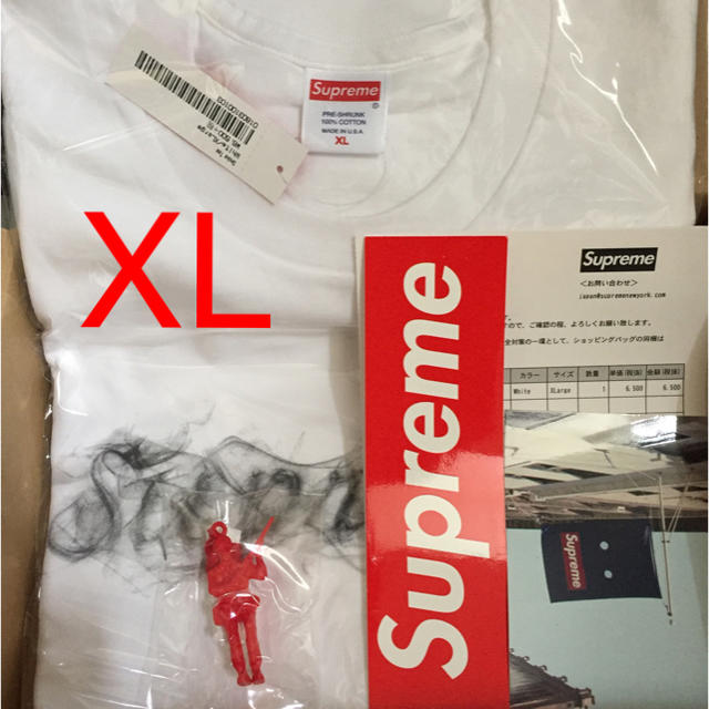 SUPREME Smoke Tee White XL スモーク Tシャツ