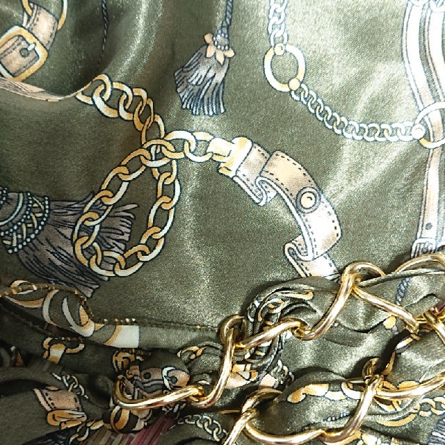 CECIL McBEE(セシルマクビー)のCECIL McBEE スカーフ風ベルト カーキ レディースのファッション小物(ベルト)の商品写真