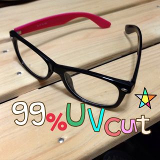 ジーユー(GU)の伊達メガネサングラス🌞99%UVcut(サングラス/メガネ)