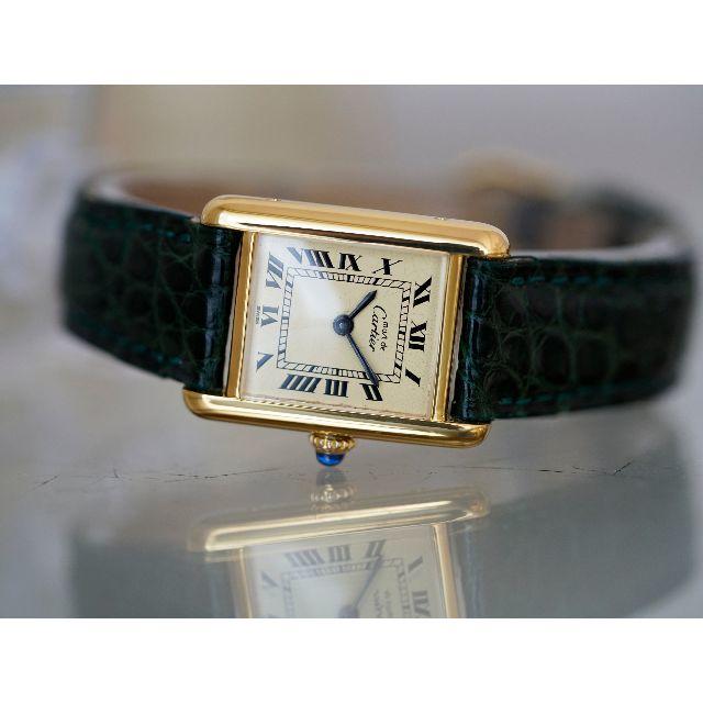 カルティエ マスト タンク アイボリー 手巻き SM Cartier カルティエ マスト タンク アイボリー 手巻き SM Cartier