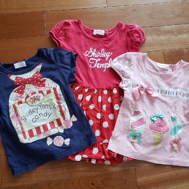 Shirley Temple - シャーリーテンプル Tシャツ、ワンピースセット 110