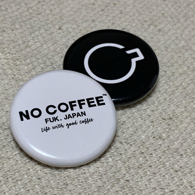 NO COFFEE／ノーコーヒー 缶バッジ エンタメ/ホビーのアニメグッズ(バッジ/ピンバッジ)の商品写真