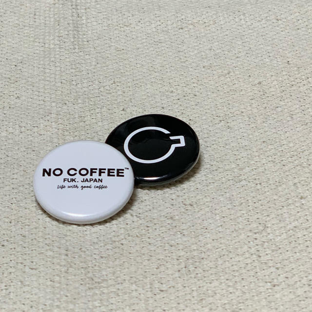 NO COFFEE／ノーコーヒー 缶バッジ エンタメ/ホビーのアニメグッズ(バッジ/ピンバッジ)の商品写真