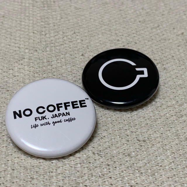 NO COFFEE／ノーコーヒー 缶バッジ エンタメ/ホビーのアニメグッズ(バッジ/ピンバッジ)の商品写真