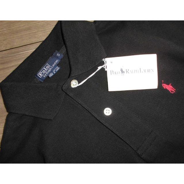 POLO RALPH LAUREN(ポロラルフローレン)の新品ラルフローレンPOLO RALPH LAURENカノコポロシャツ黒ブラックS レディースのトップス(ポロシャツ)の商品写真