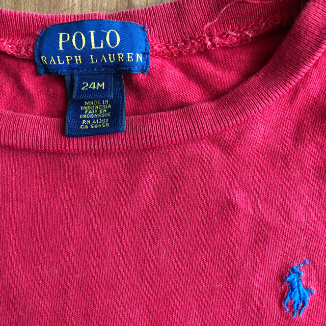 POLO RALPH LAUREN(ポロラルフローレン)のPolo Ralph Lauren 24ヶ月 男の子 長袖Tシャツ キッズ/ベビー/マタニティのベビー服(~85cm)(Ｔシャツ)の商品写真