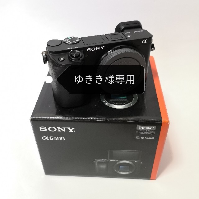 専用品　ソニー　SONY α6400　ボディ(ファームウェア更新済)