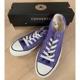 コンバース(CONVERSE)のコンバース☆オールドスター パープル 24.5(スニーカー)