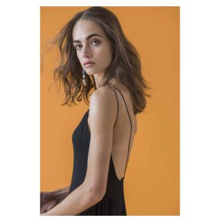 Estella.K レーヨン リネン ワンピース ドレス F