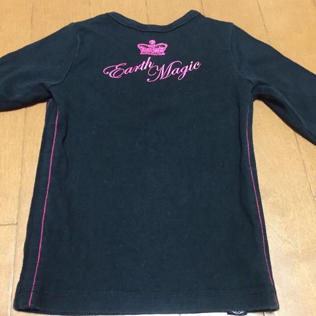 EARTHMAGIC(アースマジック)のアースマジックロンT100㎝ キッズ/ベビー/マタニティのキッズ服女の子用(90cm~)(Tシャツ/カットソー)の商品写真