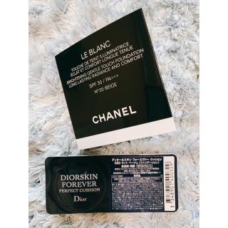 シャネル(CHANEL)のシャネル ルブランクッション & ディオールスキンフォーエバークッション(ファンデーション)