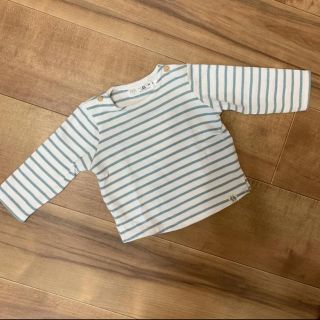 ザラキッズ(ZARA KIDS)のZARABABY ボーダー ロンT トップス(Ｔシャツ)