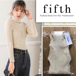 フィフス(fifth)の新品 フィットニットタートル titivait ユニクロ ZARA H&M GU(ニット/セーター)