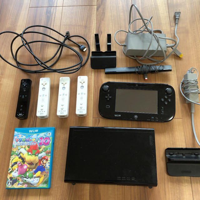 wii u プレミアムセット コントローラ4つ ソフト4つゲームソフト/ゲーム機本体