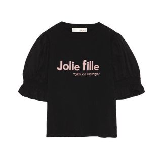 リリーブラウン(Lily Brown)のリリーブラウン異素材スリーブTシャツ(Tシャツ(半袖/袖なし))