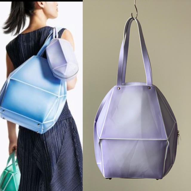 PLEATS PLEASE ISSEY MIYAKE(プリーツプリーズイッセイミヤケ)のPLEATS PLEASE プリーツプリーズCARAPACE陶器トート バッグ レディースのバッグ(トートバッグ)の商品写真