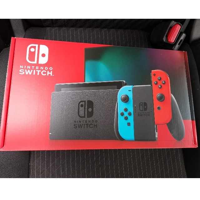 新品未使用　新型 任天堂switch
ネオンブルー×ネオンレッド4台セットゲームソフト/ゲーム機本体