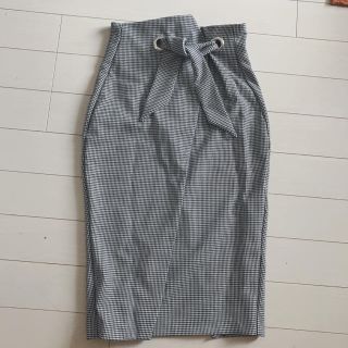 エイチアンドエム(H&M)のハイウエストタイトスカート(ひざ丈スカート)
