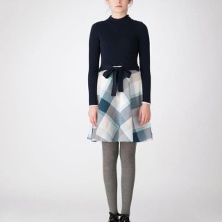 バーバリーブルーレーベル(BURBERRY BLUE LABEL)の2019❤️クレストブリッジチェックリリヤーンツイードワンピース(ひざ丈ワンピース)