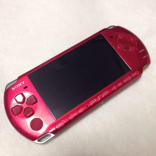 PSP  レッド(携帯用ゲーム機本体)