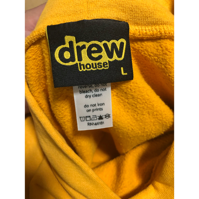 Supreme(シュプリーム)の[Lサイズ] Drew House Mascot Hoodie Yellow メンズのトップス(パーカー)の商品写真