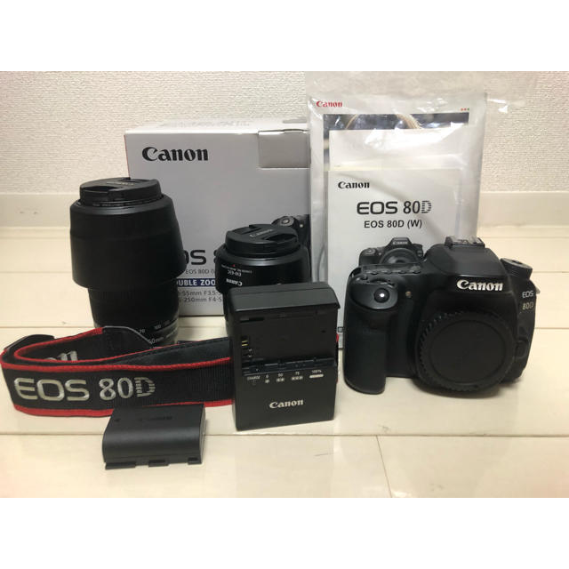 canon eos 80D ダブルズームキット