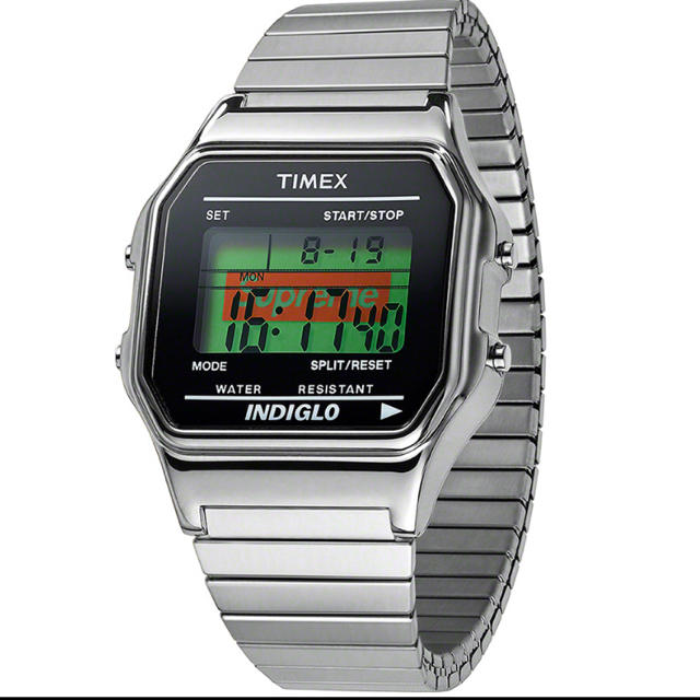Supreme®/Timex® Digital Watch 新品 シルバー