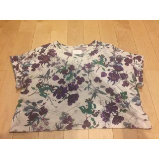 マメ(mame)のmame☆花柄Tシャツ(Tシャツ(半袖/袖なし))