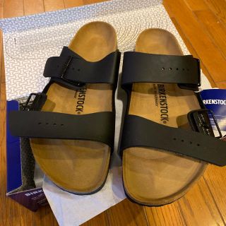 ビルケンシュトック(BIRKENSTOCK)の新品ビルケンシュトック アリゾナ40 ブラック  (サンダル)