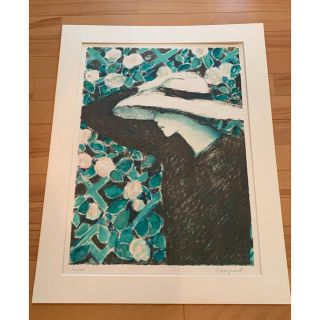 カシニョール リトグラフ 「秋のバラ」人気 作品 絵画(絵画/タペストリー)