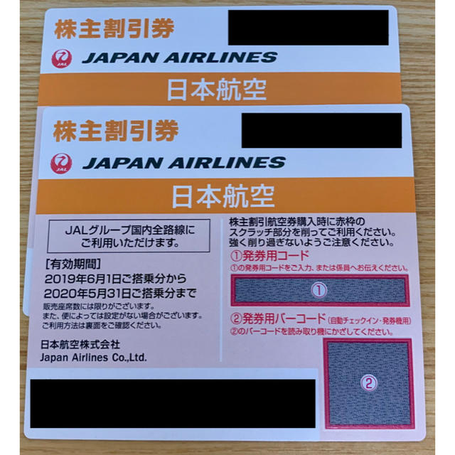 JAL 株主優待券 2枚 - abraprev.org.br