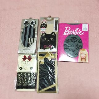 バービー(Barbie)の新品未開封タイツ5点まとめ売り(ソックス)