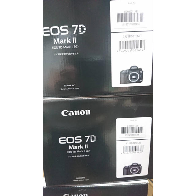 Canon - CANON EOS 7D Mark II ボディ 2台 [新品]