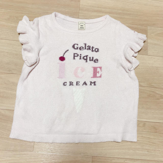 gelato pique(ジェラートピケ)のフリフリ×ふわふわ半袖Tシャツ(2019年7月購入) レディースのルームウェア/パジャマ(ルームウェア)の商品写真