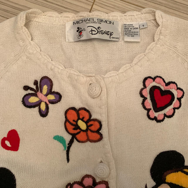 Disney - ヴィンテージ ミッキー ミニー 刺繍 ニット カーディガン 古着 ロングビーチの通販 by RIRI's shop