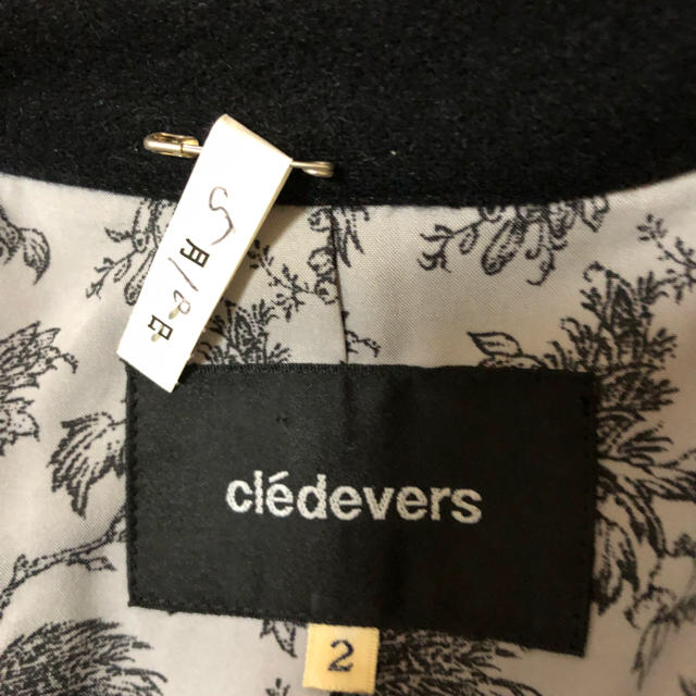 cledevers(クレデヴェール)のクレデヴェール ピーコート 黒 レディースのジャケット/アウター(ピーコート)の商品写真