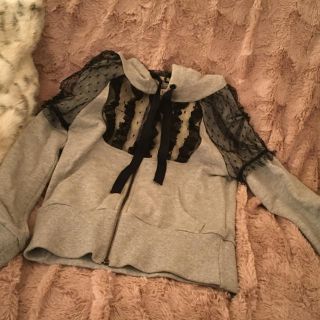 レッドヴァレンティノ(RED VALENTINO)の♡ RED VALENTINO／パーカースカートセット(パーカー)