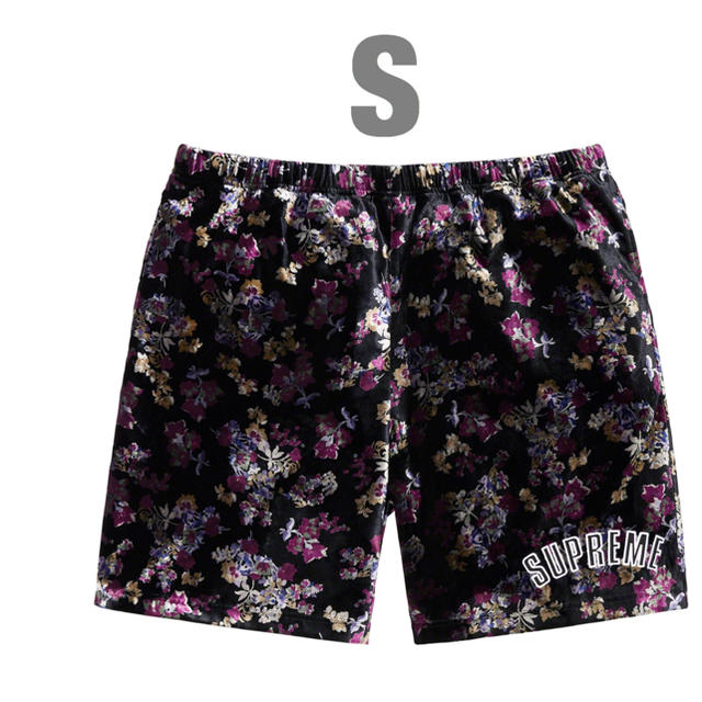 supreme floral velour halfpants ハーフパンツパンツ