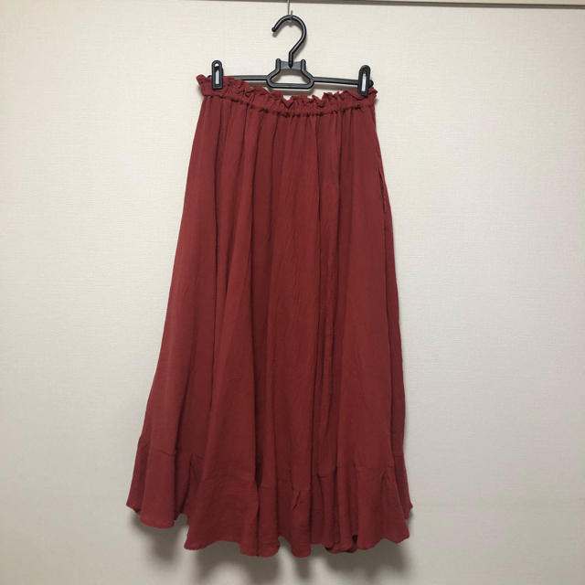 KBF+(ケービーエフプラス)のKBF+  ランダムヘムボリュームスカート レディースのスカート(ロングスカート)の商品写真