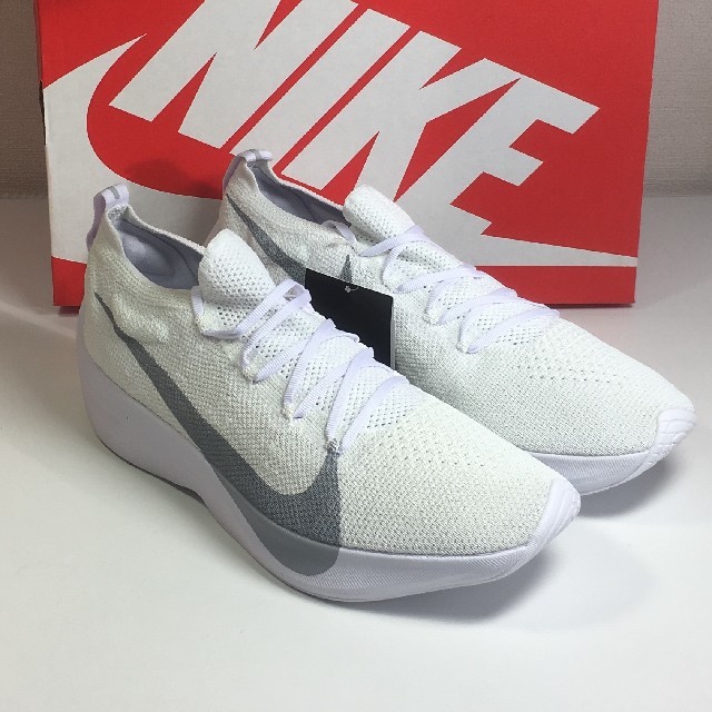 新品 28.5 Nike ヴェイパーストリート フライニット ホワイト - スニーカー