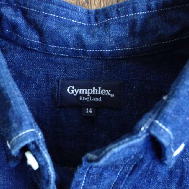 GYMPHLEX(ジムフレックス)のジムフレックス デニムボタンダウンシャツ レディースのトップス(Tシャツ(長袖/七分))の商品写真